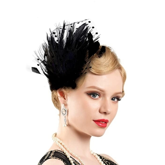 🆕️ Women's 1920s Flapper Headpiece Steampunk - Picture 1 of 4